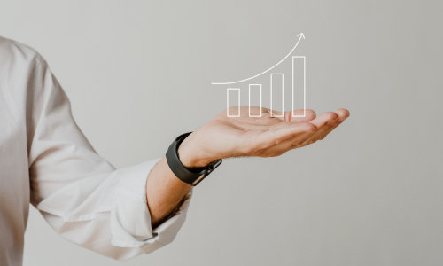 escala de vendas crescendo